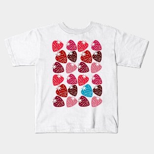 blue strawberry Kids T-Shirt